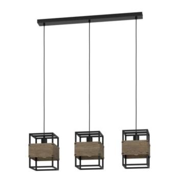 EGLO , 43805 , EVESHAM , függeszték , E27 , 3X40W , IP20 kép