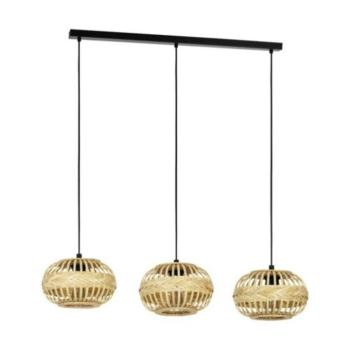 EGLO , 43863 , AMSFIELD 1 , függeszték , E27 , 3X40W , IP20 , natúr kép