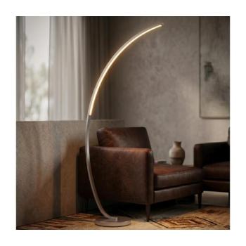 Eglo 55007 - LED Fényerőszabályozható állólámpa LED/14W/230V matt króm 55007 kép