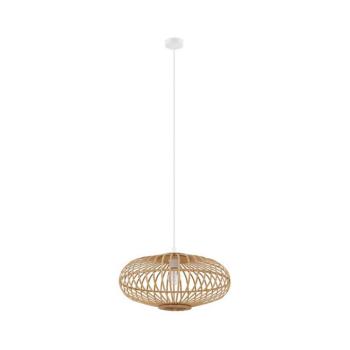 Eglo 55114 - LED függeszték kábelen 1xE27/4W/230V bambusz 55114