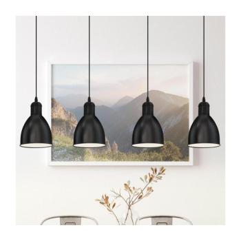 Eglo 55244 - Kábeles csillár PRIDDY 4xE27/60W/230V fekete 55244 kép