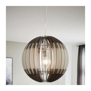 Eglo 63256 - Kábeles csillár OLMERO PRO 1xE27/60W/230V átm. 40 cm szürke/fehér 63256 kép