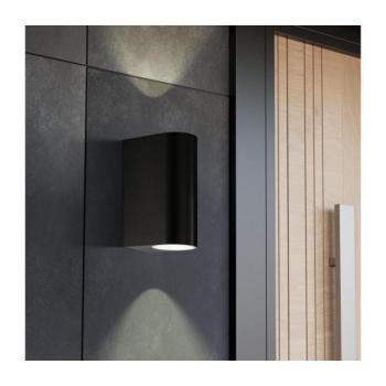 Eglo 74068 - Kültéri fali lámpa SCOGLIERA-E 2xGU10/5W/230V IP44 fekete 74068 kép