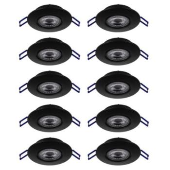 EGLO , 75866 , ZUJAR , süllyesztett lámpa , 3000 K , LED , 10X3,4W , IP20 , átlátszó kép