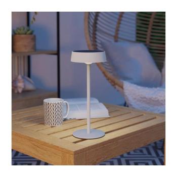 Eglo 75877 - LED fényerőszabályozható, napelemes, újratölthető asztali lámpa SIMERI LED/3W/5V 1800mAh IP44 fehér 75877 kép