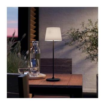 Eglo 75934 - LED dimmelhető, tölthető asztali lámpa LEONERO LED/3,8W/5V 2000mAh fekete/krémszínű 75934 kép