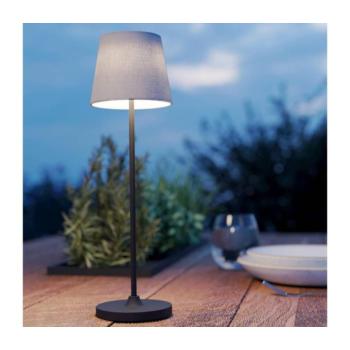 Eglo 75937 - LED fényerőszabályozható, tölthető asztali lámpa LEONERO LED/3,8W/5V 2000mAh fekete/krém 75937 kép