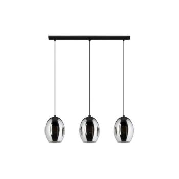 Eglo 780481 - Kábelcsillár CADAQUES 3xE27/40W/230V fekete/füstszínű 780481 kép