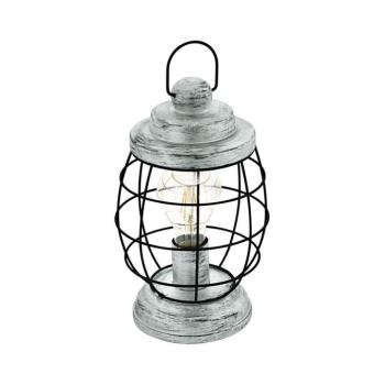 Eglo 79436 - Asztali lámpa BAMPTON 1xE27/60W/230V ezüstszínű 79436 kép