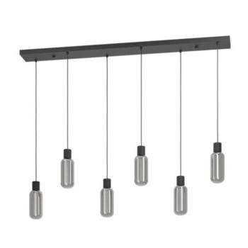 EGLO , 901006 , MAIONE , függeszték , E27 , 6X4W , IP20 , szürke kép