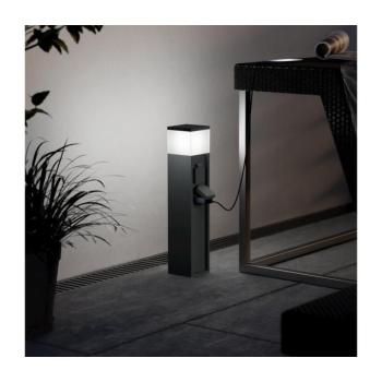 Eglo 901032 - PARK kültéri lámpa, 2 aljzattal, 1xE27/25W/230V, IP54, antracit 901032