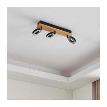 Eglo 901204 - RIELVES LED spotlámpa 3xLED/4,2W/230V fekete/barna 901204 kép