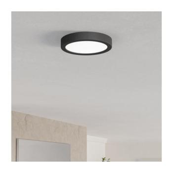 Eglo 901324 - Fürdőszobai LED mennyezeti lámpatest FUEVA LED/7,5W/230V Ø16,6cm IP44 fekete 901324 kép