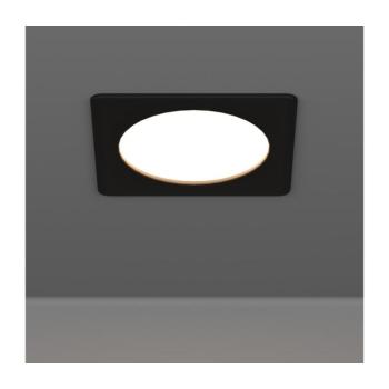 Eglo 901391 - LED beépíthető lámpatest FUEVA LED/6,3W/230V 11,9x11,9 cm fekete 901391 kép