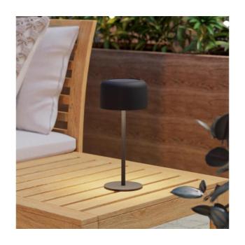 Eglo 901889 - LED napelemes asztali lámpa ROCCANOVA LED/2,8W/3,7V IP44 fekete 901889 kép