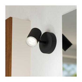 Eglo 901964 - CONSUMA fürdőszobai fali spotlámpa 1xGU10/5W/230V IP44 fekete 901964 kép