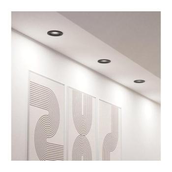 Eglo 902257 - 3 darabos LED beépíthető spotlámpa BARRANCO 1xGU10/4,5W/230V fekete 902257 kép