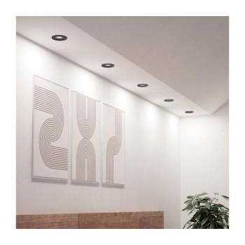 Eglo 902266 - 5 darabos BARRANCO beépíthető mennyezeti LED spotlámpa LED/4,8W/230V, fekete 902266 kép