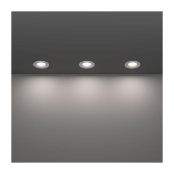 Eglo 902272-3 darabos LED szett SALABATE fürdőszobai beépíthető lámpa, LED/4,9W/230V, Ø8,8 cm, IP65, fehér 902272 kép