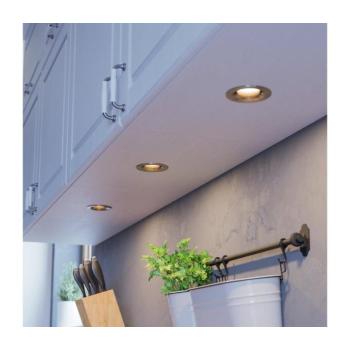 Eglo 902279 - 3 darabos LED szett, fényerőszabályozható beépíthető mennyezeti lámpa SALICETO LED/4,8W/230V, átmérő 8,8 cm, króm 902279 kép