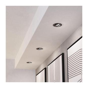 Eglo 902281-SZETT 3xLED dimmelhető beépíthető mennyezeti lámpatest SALICETO LED/6,4W/230V Ø 8,8 cm fekete 902281 kép