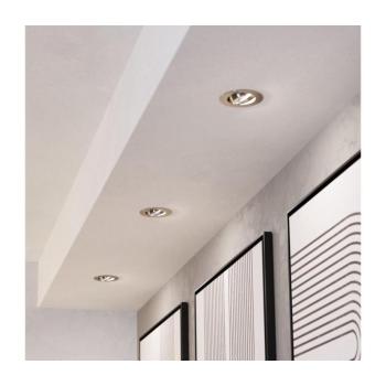 Eglo 902282 - 3 darabos dimmelhető beépíthető mennyezeti lámpa SALICETO LED/6,4W/230V átm. 8,8 cm króm 902282 kép