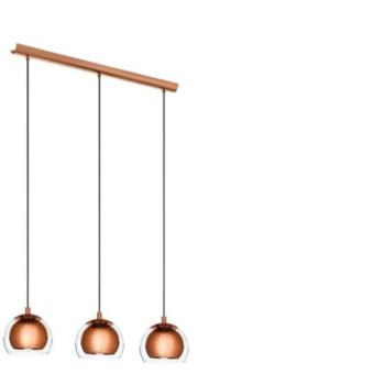 EGLO , 94591 , ROCAMAR , függeszték , E27 , 3X40W , IP20 , átlátszó kép