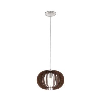 Eglo 95023 - STELLATO kábellel függesztett csillár 1xE27/60W/230V Ø 30 cm barna 95023 kép