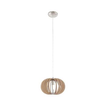 Eglo 95038 - STELLATO kábeles függeszték 1xE27/60W/230V, Ø 30 cm, bézs 95038 kép