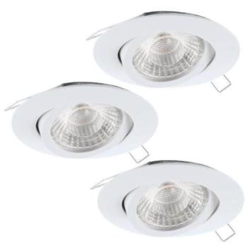 EGLO , 95357 , TEDO 1 , süllyesztett lámpa , GU10 , 3X4,8W , IP20 kép