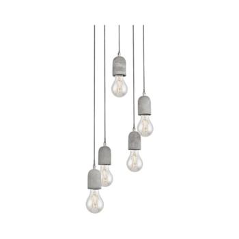Eglo 95524 - Csillár SILVARES 5xE27/60W/230V 95524