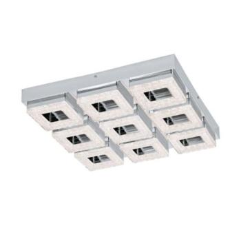 EGLO , 95658 , FRADELO , fali-mennyezeti lámpa , 3000 K , LED , 9X3,8W , IP20 , króm, átlátszó kép