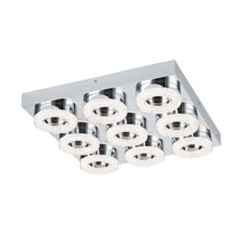 EGLO , 95665 , FRADELO , fali-mennyezeti lámpa , 3000 K , LED , 9X4W , IP20 , króm, átlátszó kép