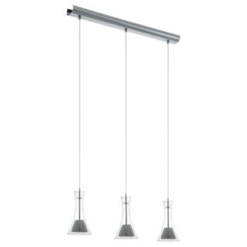 EGLO , 96519 , MUSERO 1 , függeszték , 3000 K , LED , 3X5,4W , dimmelhető , IP20 , átlátszó kép