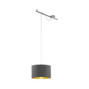Eglo 96799 - Függeszték CALCENA 1xE27/60W/230V szürke 96799 kép