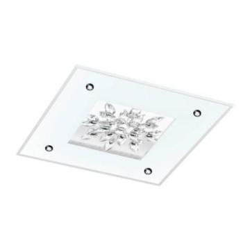 EGLO , 97498 , BENALUA 1 , fali-mennyezeti lámpa , 3000 K , LED , 4X6W , dimmelhető , IP20 , fehér, átlátszó kép