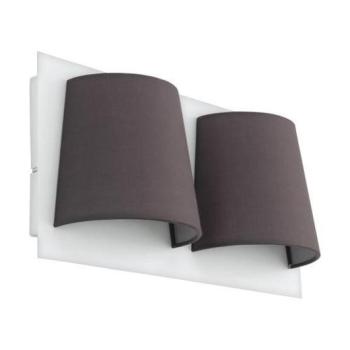 EGLO , 97625 , SERRAVALLE , fali lámpa , 3000 K , LED , 2X5,4W , IP20 , szürke kép