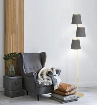 EGLO , 99612 , ALMEIDA 2 , állólámpa , E27 , 3X40W , IP20 , cappuccino, réz kép