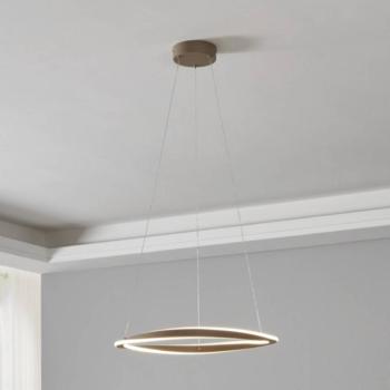 EGLO CAMEROTA LED lógó lámpa, bézs, Ø 57 cm, távirányítóval kép
