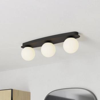EGLO CASTROVIDO mennyezeti lámpa, fekete, 58 cm, 3 izzós, IP44, G9-LED kép