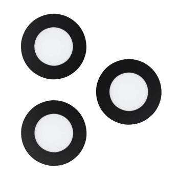 EGLO connect Smart LED beépíthető lámpa Fueva-Z, fekete, 3 db kép