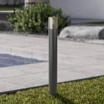 EGLO CROPANIösvény világítás, fekete/szürke, magasság 80 cm, IP54, E27 kép