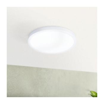 LED panel , 20.5W , falon kívüli , kerek , természetes fehér , fehér keret , IP44 , EGLO , FUEVA 5 , 30891 kép