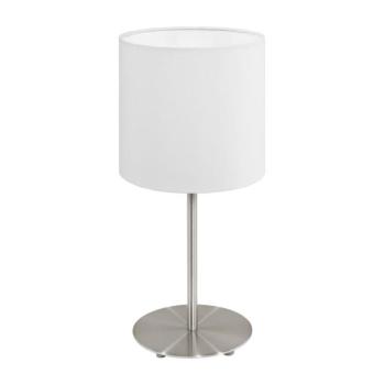 LED lámpatest , asztali , E27-es foglalatú , textil , fehér , EGLO , PASTERI , 31594 kép