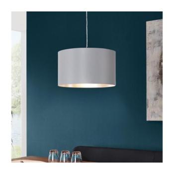 EGLO , 31601 , MASERLO , függeszték , E27 , 1X60W , IP20 , szürke, ezüst kép