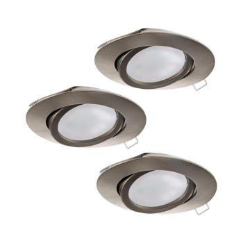 Eglo 31689 - 3 darabos LED beépíthető lámpa szett TEDO 3xGU10-LED/5W/230V 31689 kép
