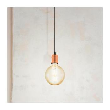 LED lámpa függeszték , mennyezeti , E27 , acél , csiszolt vörösréz , EGLO , YORTH , 32539 kép