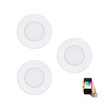 Eglo 32881 – 3 darabos szett RGB dimmelhető beépíthető mennyezeti lámpa FUEVA-C LED/3W/230V 32881 kép