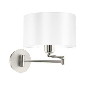 Eglo 33269 - Fali lámpa PASTERI 1xE27/60W/230V matt króm/fehér 33269 kép
