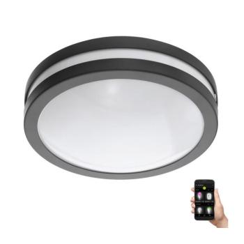 Eglo 33571 - Dimmelhető LED fürdőszobai lámpatest LOCANA LED/14W/230V IP44 antracit 33571 kép